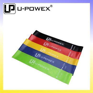 Набір латексних фітнес-резинок U-Powex (5 шт.)