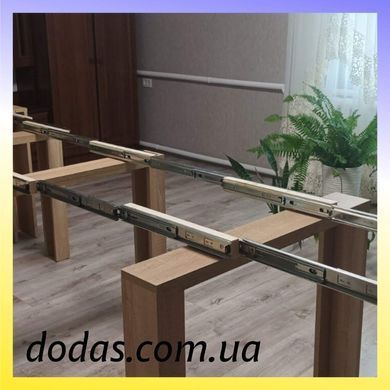 Стол-трансформер Родос Лайт 200х70 см (до 10 гостей), Дуб Сонома